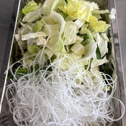 ผัก+วุ้นเส้น