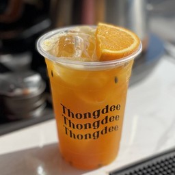 Yellow iced tea - ชามะม่วงเสาวรส