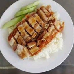 ข้าวหมูกรอบ