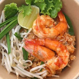 ผัดไทย กุ้งสด