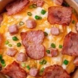 ข้าวไข่ข้นเบคอน