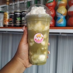 มะพร้าวนมสดปั่นชาเขียว