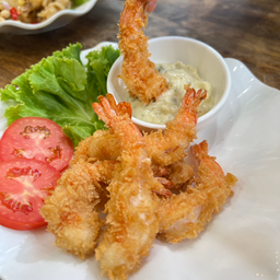 กุ้งทอดซอสทาทาร์