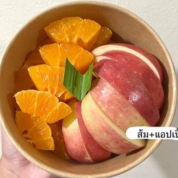 ส้ม แอปเปิ้ล