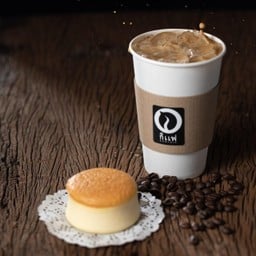 เอสเปรสโซ่เย็น (นมข้าวโอ๊ต)