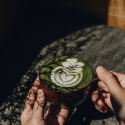 Hot Matcha Latte.