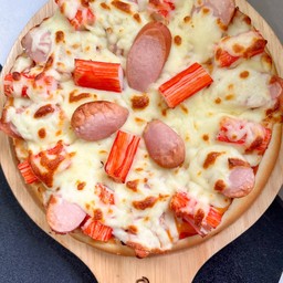 พิชซ่า ไส้กรอก ปูอัด M