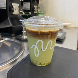 Matcha Coffee Latte