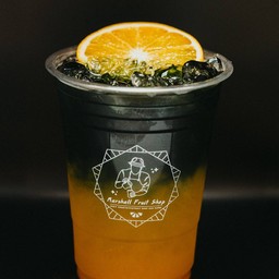 ชาเขียว น้ำส้ม