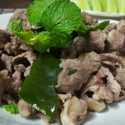 เนื้อน่องลายลวกจิ้ม