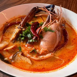 ต้มยำมันกุ้งแม่น้ำ