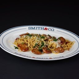 สปาเก็ตตี้ผัดกระเทียมพริกแห้ง