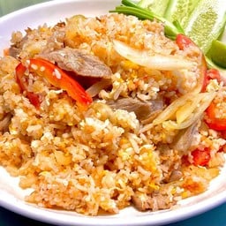 ข้าวผัดคอหมูย่าง(M)