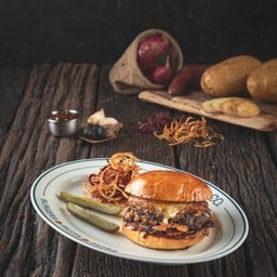 สแมชเบอร์เกอร์เนื้อ