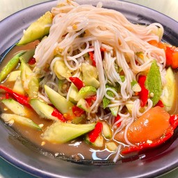 ตำซั่วแตงปลาร้า