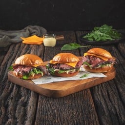 มินิเบอร์เกอร์เนื้อ