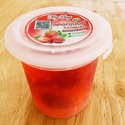 สตรอเบอร์รี่ลอยแก้ว