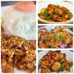 ข้าวตามสั่ง-ข้าวหมูทอด-ยำไก่เเซ่บ