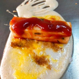 ไก่ยอ (โบโลน่าพริก)+ไข่นก