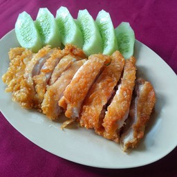 ไก่ทอดกรอบสับจานด่วน