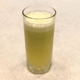 Pineapple, Celery, Cucumber & Lime Juice.