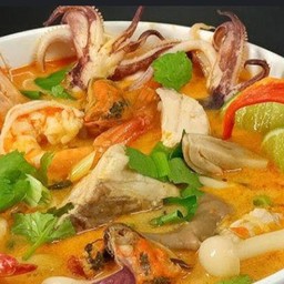 ต้มยำทะเลน้ำข้น+ใส