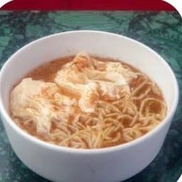 บะหมี่น้ำฮ่องกง ไข่กุ้งแห้ง