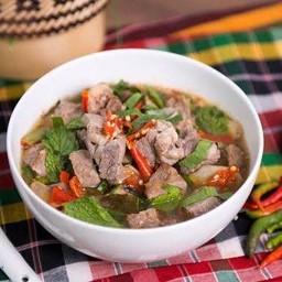 ต้มยำหม่าล่า เนื้อหมู แซ่บๆ