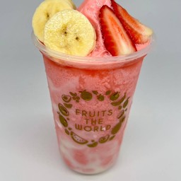 สตรอว์เบอร์รี่ + กล้วย โยเกิร์ต