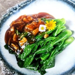 คะน้าฮ่องกงราดกังป๋วย