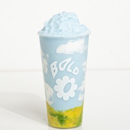 มะพร้าวปั่นอัญชันอโวคาโด้ Coconut Butterfly Pea Smoothie