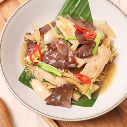 ไก่ผัดขิงไล่ลม
