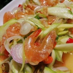 ยำกุ้งหวาน