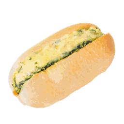 ขนมปังไส้ผักโขมอบชีส