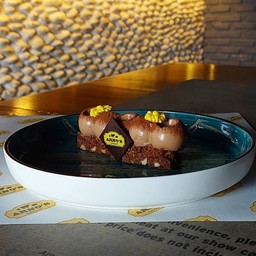 Salted caramel chocolate mousse