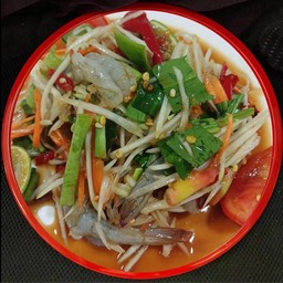 ตำไทยกุ้งสด