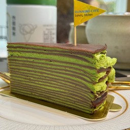 MATCHA CHOCOLATE CREAPE CAKE เครปเค้กมัทฉะช็อค