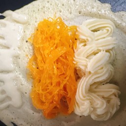 ขนมโตเกียว ครีม+ฝอยทอง