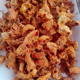 ใส้ขมหมูทอดกรอบกระเทียม