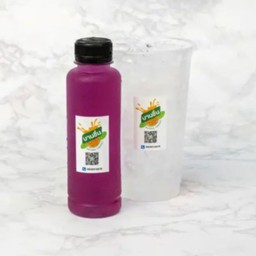 น้ำอัญชัญผสมน้ำผึ้งมะนาว