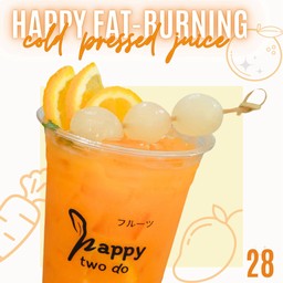 happy fat-burning น้ำผลไม้สกัดเย็น พร้อมดื่ม #cc28
