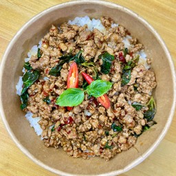 ข้าวกะเพราหมูสับ