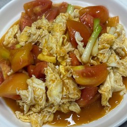 มะเขือเทศน์ผัดไข่