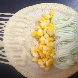 ขนมโตเกียว ใบเตย+ข้าวโพด