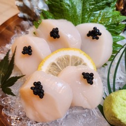 หอยเชลล์ ฮ๊อกไกโด ซาชิมิ