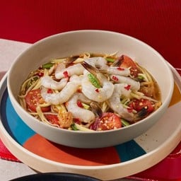 ตำกุ้งสด