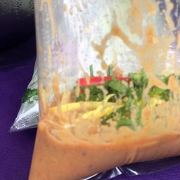 กุ้งจ่อม+ผัก