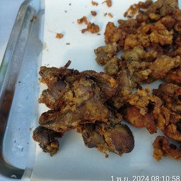ตับไก่ทอดกระเทียม