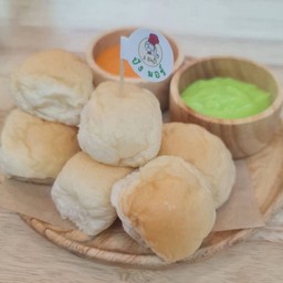 ปังมินิ อบไอน้ำ + ดิป 2 รส