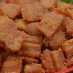 หมูสามชั้นทอดกรอบ